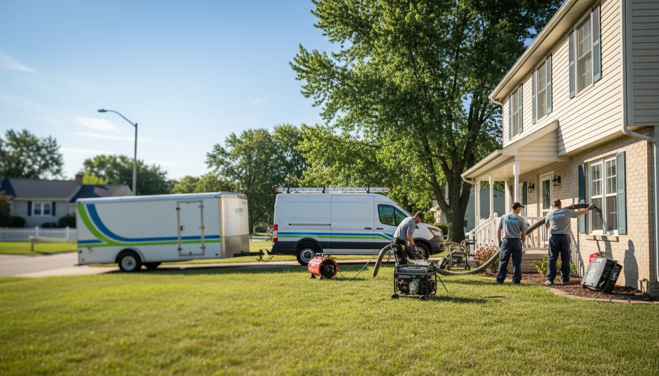 Flooded Basement Restoration And Cleanup With Repair in Patterson, IL near me